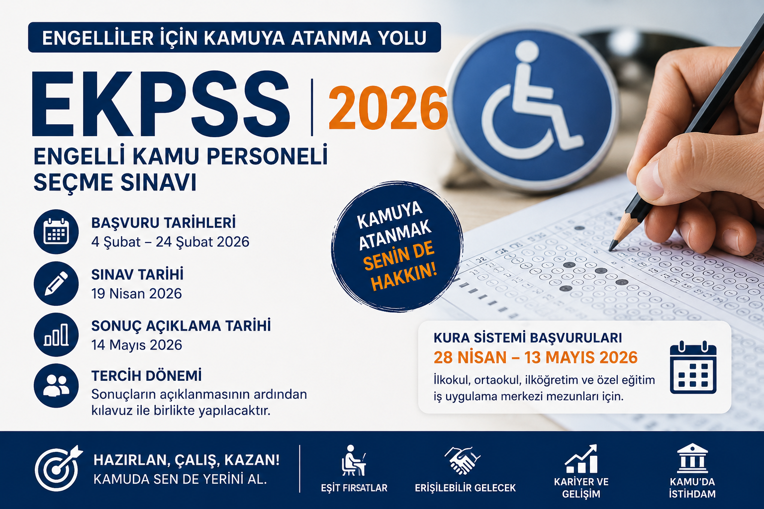 2026 EKPSS Nedir? Başvuru, Sınav Tarihi, Sonuçlar ve Tercih Süreci Rehberi